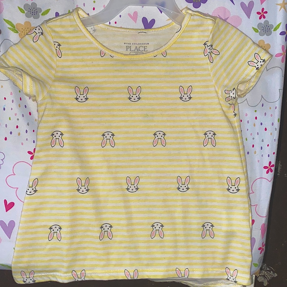 Toddler girl bunny shirt